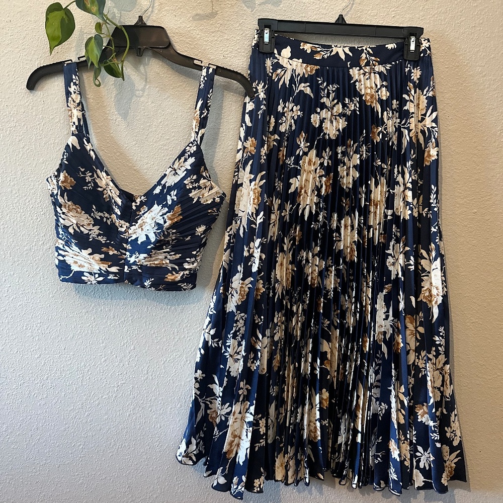 Abercrombie & Fitch two-piece floral set XS/S